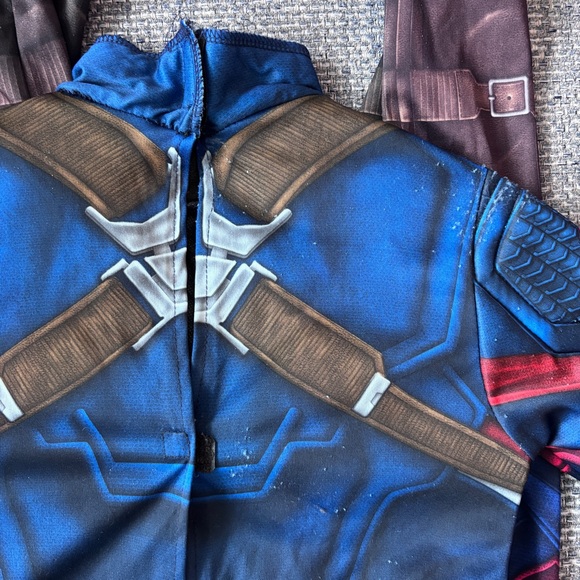 Marvel Avengers Captain America Kids Costume Sz M | Padded | NO Mask - Picture 4 of 6